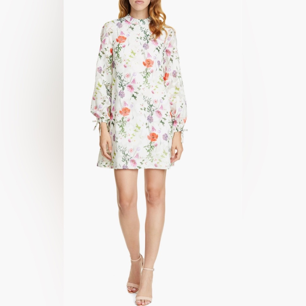 Ted Baker London Imane Hedgerow Long Sleeve Tunic Dress